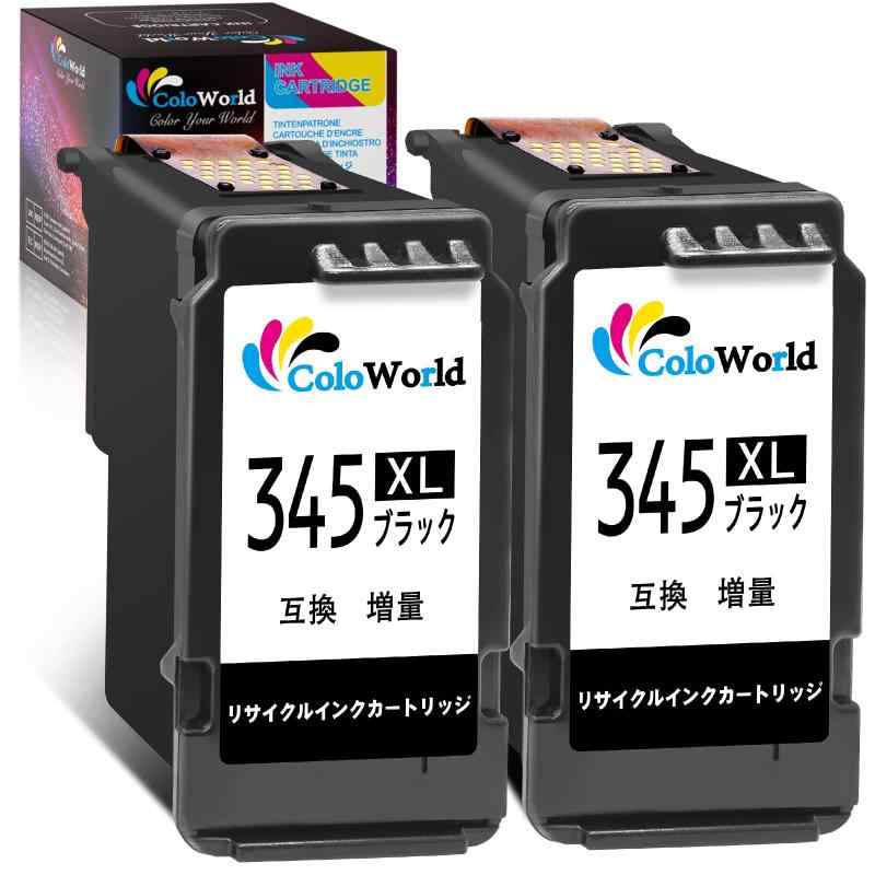 ColoWorld BC-345 BC-345XL Canon BC345 ꥵ륤 345xl ֥å  2 ɽ Υ  б PIXUS TS3130S, TS3130, TR4530, TS203, TS3330, TS303