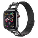 コンパチブル Apple Watch バンド メッシュループ ステンレス留め金製 交換バンド Apple Watch 用