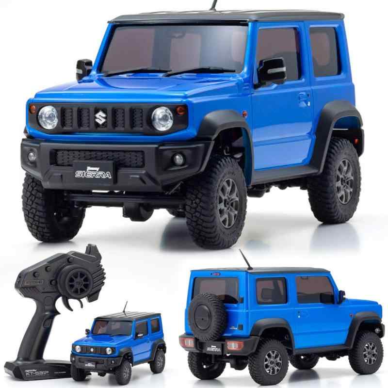 京商 ラジオコントロール 電動 クローリングカー ミニッツ4×4シリーズ レディセット スズキ ジムニーシエラ ブリスクブルーメタリック 32523MB