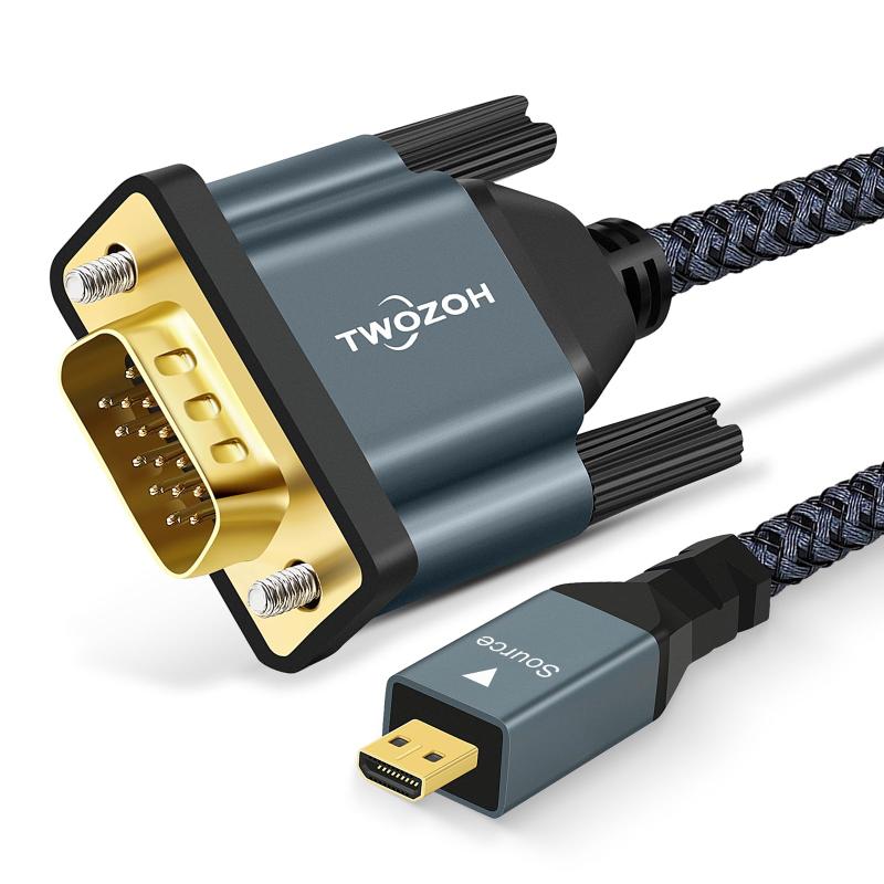 Twozoh Micro HDMI - VGAケーブルの商品画像