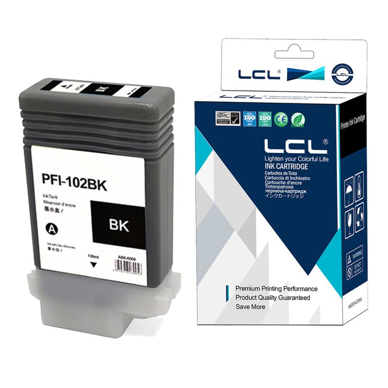 LCL Canon PFI-102 PFI-102BK 0895B001 130ML  (1ѥå ֥å) ߴ󥯥ȥå б:IPF500/IPF510/IPF510plus/IPF600/IPF605/IPF605plus/IPF610/IPF610plus/IPF650/IPF700/IPF710/IPF655/IPF720/IPF750/IPF755/IPF760