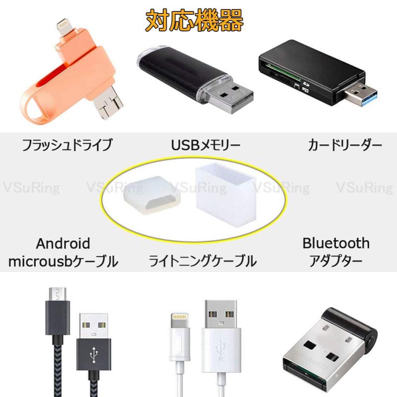 VSuRing USB コネクタカバー キャッ...の紹介画像2
