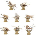 【Good in three directions】 立体パズル 木製パズル カブトムシ クワガタ 台座付き 8種類 3D 昆虫 玩具 木製模型 工作キット 立体木製パズル 虫