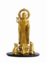仏像 ペット地蔵菩薩 7.5cm（金色）＿『動物守護・ペット供養』 高岡銅器(Pじぞう/S)