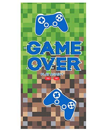 3878 GAME OVER ゲームオーバー ビーチタオル バスタオル 綿100％ 70cm×140cm [並行輸入品]