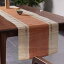 【慕布卡MOBUKIA】テーブルランナー おしゃれ 手織り布 ちょま 天然素材シンプル 素朴なモダン 中華風和風侘寂わびさび禅茶席 断熱テーブル保護 食卓飾り ティーマット リビングルーム レス