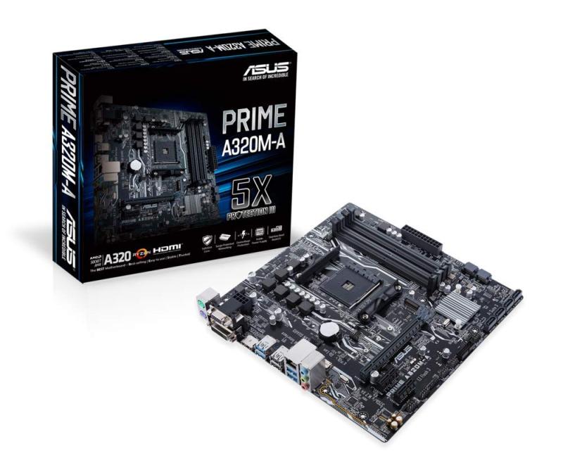 ASUS PRIME A320M-A Socket AM4 AMD A320 micro ATX