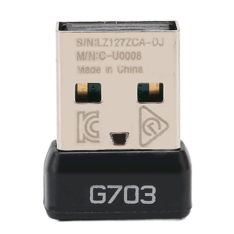 Logitech G703 用交換用レシーバー Logicool G703 用 USB レシーバー LIGHTSPEED ワイヤレス マウス用 ワイヤレス 2.4G テクノロジー ポータブル マウス アダプター
