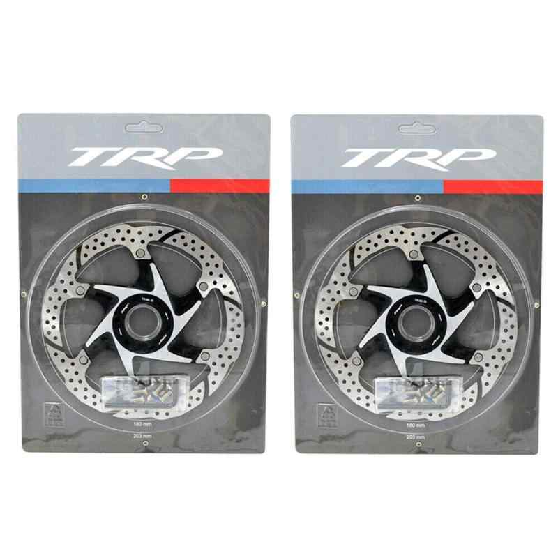 TRP TRP-33 MTB Road Bike Disc Brake Rotor 6-Bolt 180mm, 2PCs, STB2203