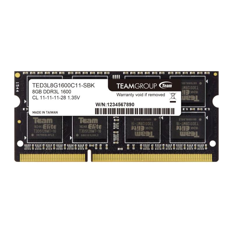 Team DDR3L SODIMM 1.35V(d)1600Mhz m[gPCp PC3L-12800 { Ki