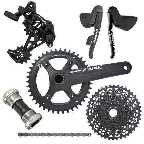 SRAM Apex1 GXP 10/11 Speed Crankset Asymmetry 42T Length 172.5mm BCD 110mm ,SY3526 (172.5mm)