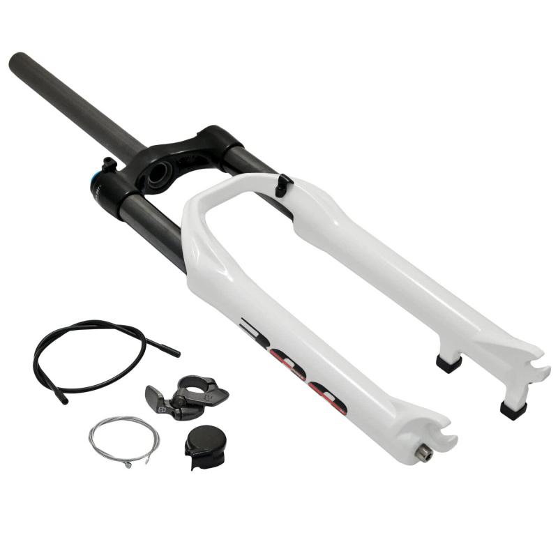 SPINNER 300 24&quot; Suspension Fork 100 mm 1 1/8&quot; Remote Lockout, White, SP2683-N