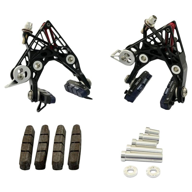 KCNC CB3 Road ANGLE Brake Set (Front + Rear), Black, CB3-BK, SK2290