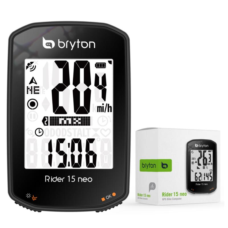 ブライトン(Bryton) Rider 15Neo E サイクルコンピューター/自転車用ナビ/タッチスクリーン搭載/GPS搭載/スピードメーター/一度の充電で最大16時間…