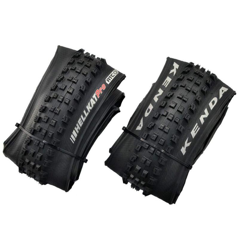 KENDA K1201 HELLKAT Pro 29x2.4&quot; 120TPI Folding Dual Tread ATC Tire, Black, 2 Tire, KD2210