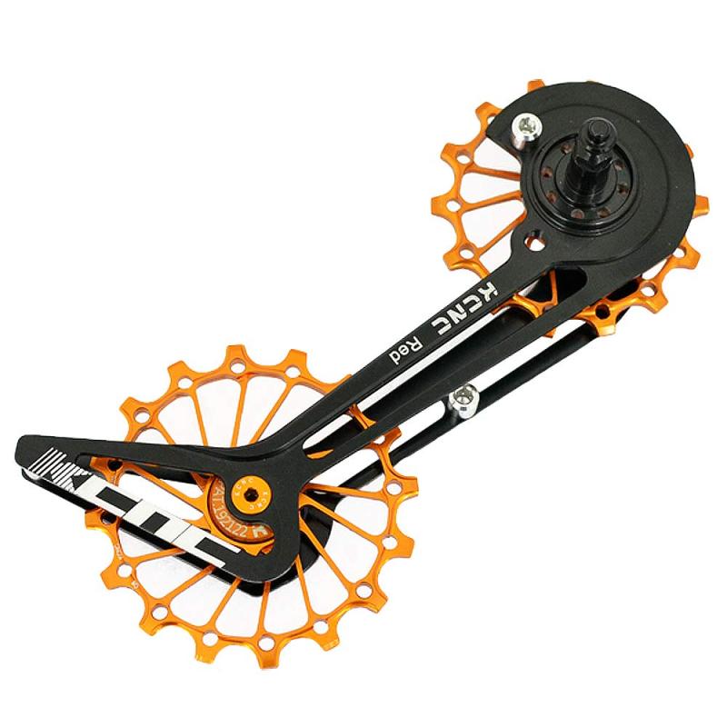 KCNC Road Oversize Pulley Wheel Cage For SRAM Red Force Rival Mechanical, Gold, KOT39-002G, SK2050