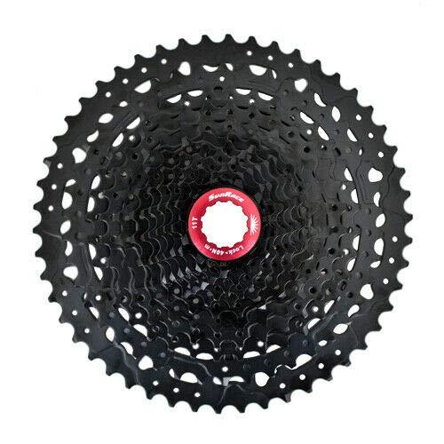 SunRace CSMZ80 11-50T 12 Speed Wide Ratio Cassette, Black, XTE1859