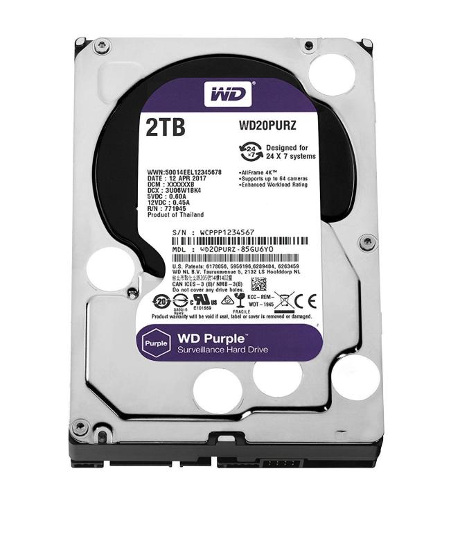 WD HDD ¢ϡɥǥ 3.5 2TB WD Purple ƻ륫