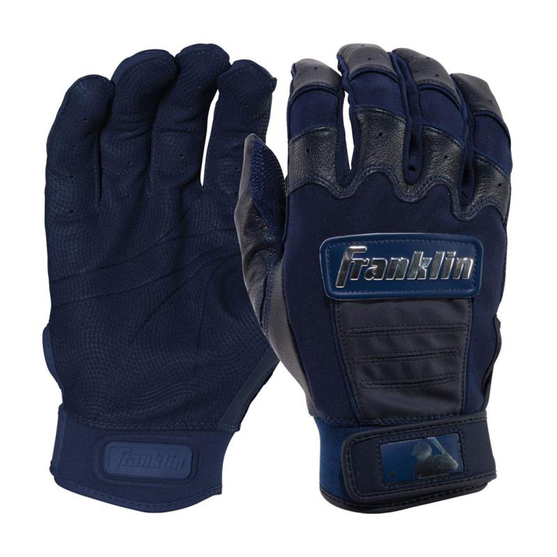 FRANKLIN CFX PRO CHROME DIP BATTING GLOVES (20592F) NAVY [sAi]