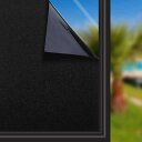 KTJ 窓用フィルム 遮光シート 目隠しシート プライバシー保護 窓飾りフィルム ガラス飛散防止シート 断熱フィルム UVカット 方眼付き 貼り直し可能