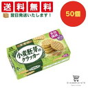 【できたてホヤホヤ!”賞味期限最新”をお届け】【お菓子 業務用 差し入れ 景品 イベント パーティー】森永 小麦胚芽のクラッカー 50個セット 8LINK