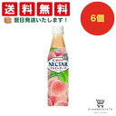 【できたてホヤホヤ!”賞味期限最新”をお届け】【お菓子 業務用 差し入れ 景品 イベント パーティー】伊藤園 不二家 ネクター うるるんピーチ PET 350ml 6個セット 8LINK