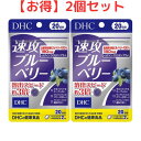 【4,5日限定 P10倍】DHC 速攻ブルーベリー 20日分 40粒 視力 サポート 目の健康 眼精疲労ケア ブルーベリーエキス 抗酸化作用 健康 維持 視力 ...