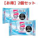 【30-1日限定 P10倍】クイックルワイパー 香り残らないタイプ 16枚 2個 花王 立体吸着ウェットシート 掃除用品 道具 用具 まとめ買い フローリングク...