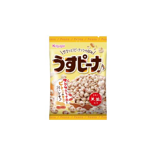 サクサクうす衣とピーナッツの甘みがおいしーナ♪ ピーナ♪に生まれ変わったうすピーナ♪。?おいしいピーナッツを丁寧に衣で包み、じっくり焼き上げました。?素材の甘みや旨みが楽しめる心弾む♪おいしさです。 ※商品パッケージはメーカーの都合により変更になる場合があります。 期間限定パッケージをお買い求めの方は、一度お問い合わせ下さい。 メーカー欠品または完売の際、キャンセルをお願いすることがあります。ご了承ください。サクサクうす衣とピーナッツの甘みがおいしーナ♪ ピーナ♪に生まれ変わったうすピーナ♪。?おいしいピーナッツを丁寧に衣で包み、じっくり焼き上げました。?素材の甘みや旨みが楽しめる心弾む♪おいしさです。 ※商品パッケージはメーカーの都合により変更になる場合があります。 期間限定パッケージをお買い求めの方は、一度お問い合わせ下さい。 メーカー欠品または完売の際、キャンセルをお願いすることがあります。ご了承ください。