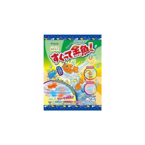 金魚すくいが体験できる手作りお菓子です。水と粉を混ぜて、「お魚ゼリー」と「ポイのまく」を作り、お魚ゼリーを泳がせたら、金魚すくいができます。「ポイのまく」は破れても何回でも作り直せて、何度でも楽しめます。 すくったお魚ゼリーは「水そうゼリー...