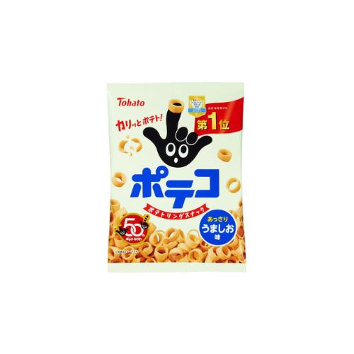 【スーパーセール限定特価 ＆ 送料無料】 東ハト ポテコ うましお味 50個セット 8LINK 1
