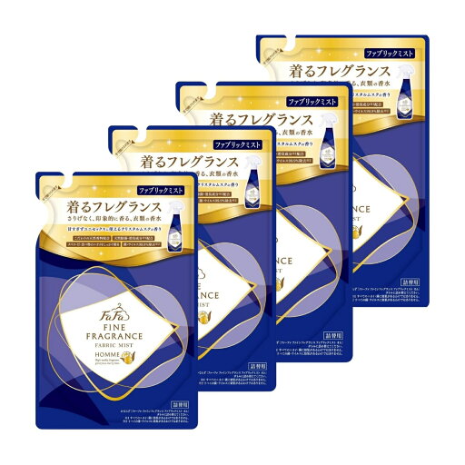 ファーファ ファインフレグランスファブリックミスト オム 270ml詰替 +おまけ付き 4個セット ファーファ ファインフレグランスファブリックミスト オム 270ml詰替 +おまけ付き 4個セット