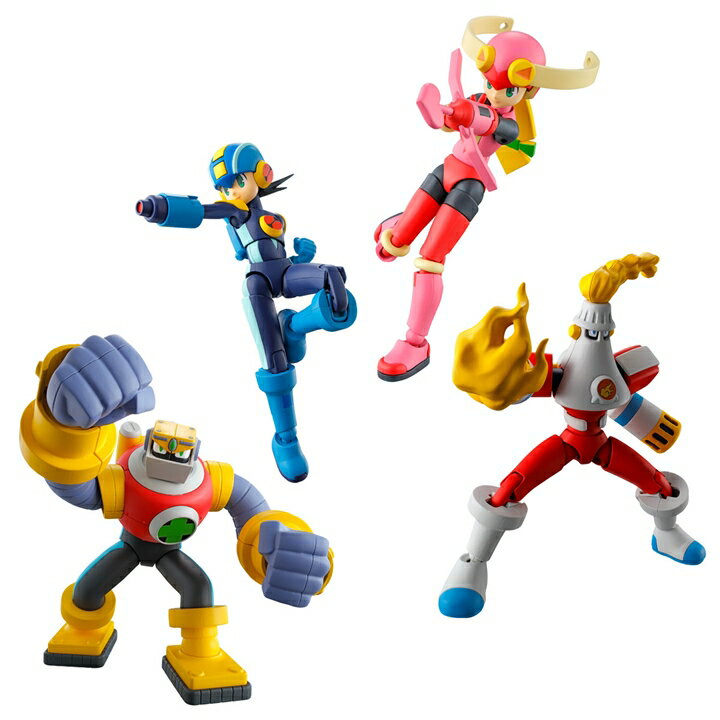 SMP Kit Makes Pose ロックマンエグゼ 01 (4個入) BOX 食玩・ガム バンダイ ロックマン 発売中 フィギュア ミニチュア 送料無料