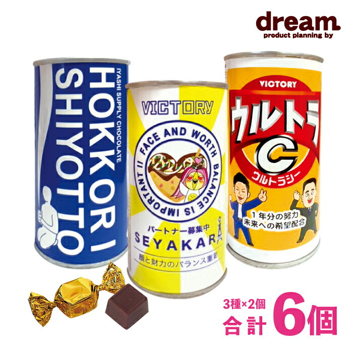 バレンタイン 2023 スポーツ缶チョコ 6個入り (3種×各2個) セット チョコレート チョコ お菓子 おもしろ 面白い おもしろチョコ パロディ ギフト プチギフト プレゼント 売れ筋 おススメ ウケル 大量 義務 SNS インスタ 映え 義理チョコ 自分チョコ 家族チョコ 世話チョコ