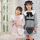 ミニハートショルダーバッグ キッズ 子供服 バッグ ショルダーバッグ ミニバッグ ミニ 小さい フェイクレザー Little DearMyLove 春 夏 秋 冬 パールピンク ブラック F ロリータ ゴスロリ ハート リボン 上品 かわいい おしゃれ 夢展望