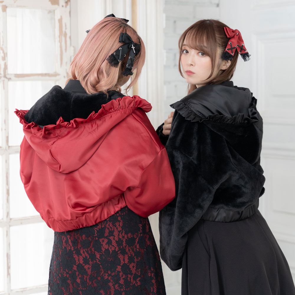 楽天市場】ショートリバーシブルリボンブルゾン : 夢展望 YUMETENBO