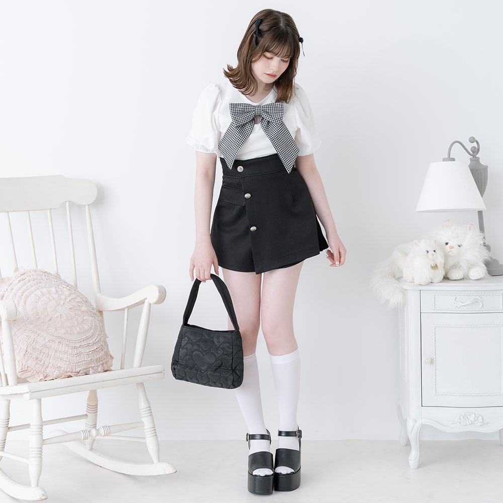 【中がショートパンツ】DIOR ラップ ミニスカート 楽天市場】【SALE】 スカートライクラップショーパン レディース