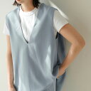 【SALE】 ショルダータックVネックベスト