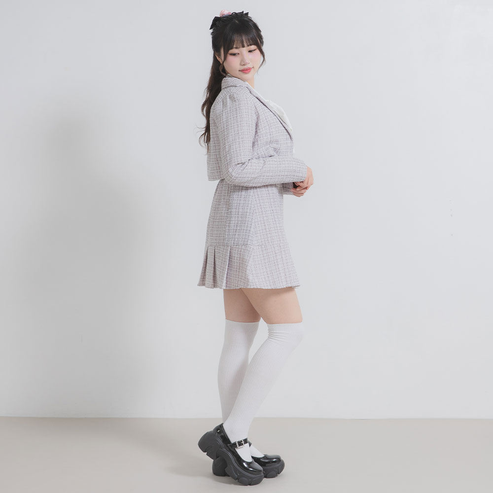楽天市場】ラメツイードジャケットセットアップ : 夢展望 YUMETENBO 楽天市場】ラメツイードジャケットセットアップ : 夢展望 YUMETENBO