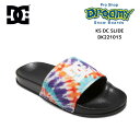 DC SHOES ディーシー KS DC SLIDE DK221013 TIE 子供 サンダル キッズ シャワーサンダル