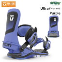 24-25 UNION ユニオン ULTRA ウルトラ Purple ミニディスク ミディアムソフト オールラウンド スノーボード ウィメンズ レディース バイ...