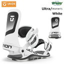 24-25 UNION ユニオン ULTRA ウルトラ White ミニディスク ミディアムソフト オールラウンド スノーボード ウィメンズ レディース バイン...