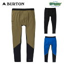 BURTON バートン Men's Midweight X Base Layer Pant 221971 メンズ ベースレイヤーパンツ スリムフィット 4way...