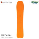 GENTEMSTICK ゲンテンスティック MANTARAY 154 2154001 マンタレイ メンズ ショートキャンバー ツリーラン 国産 スノーボード 板 スノーサーフィン 21-22 正規品