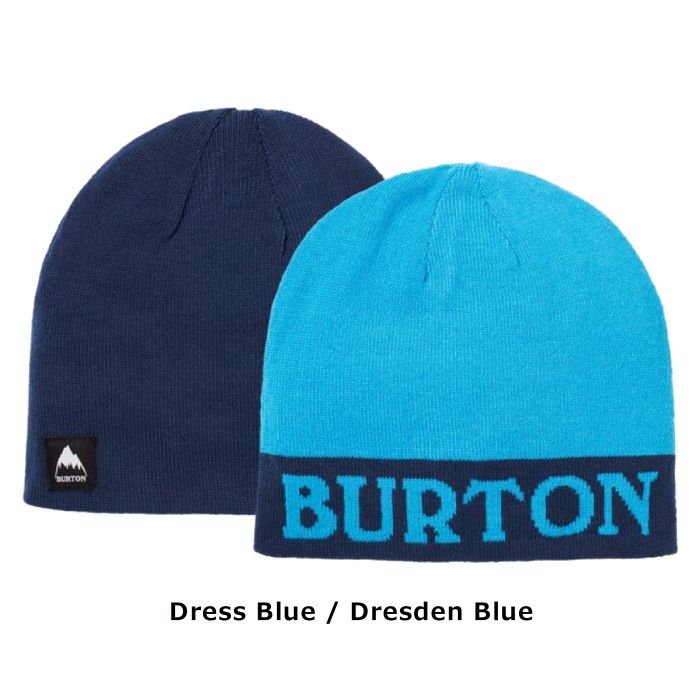 BURTON バートン Kids' Billboard Reversible Beanie 105221 キッズ ビルボード リバーシブル ビーニー タイトフィット ロゴ ニットキャップ 21-22モデル 正規品