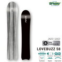 22-23 GRAY SNOWBOARD グレイ LOVEBUZZ 58 ラヴバズ シングルキャンバー ディレクショナル ウッドコア オールマウンテン メンズ スノーボード 板 2023 正規品