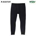 BURTON バートン Men's Lightweight X Base Layer Pants 221791 ベースレイヤー パンツ スリムフィット 4ウェイ...