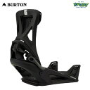 BURTON バートン Men 039 s Step On Genesis Re:Flex Snowboard Bindings 229601 メンズ ジェネシス ステップオン スノーボード バインディング Black 23-24 正規品