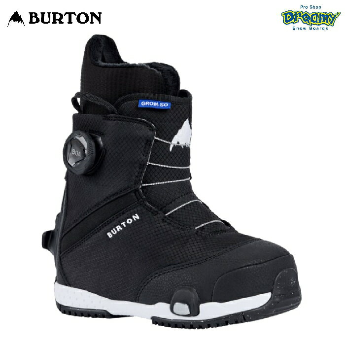 BURTON バートン Kids' Grom Step On Snowboard Boots 237751 キッズ ステップオン グロム スノーボードブーツ 17.5-20.5cm シングルゾーンBOA ユース 正規品