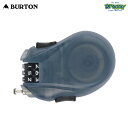 BURTON バートン Cable Lock 108021 ケーブルロック ケーブル長76cm 3桁 ダイヤル錠 人間工学に基づいたシェイプ 盗難防止 ロゴ ス...